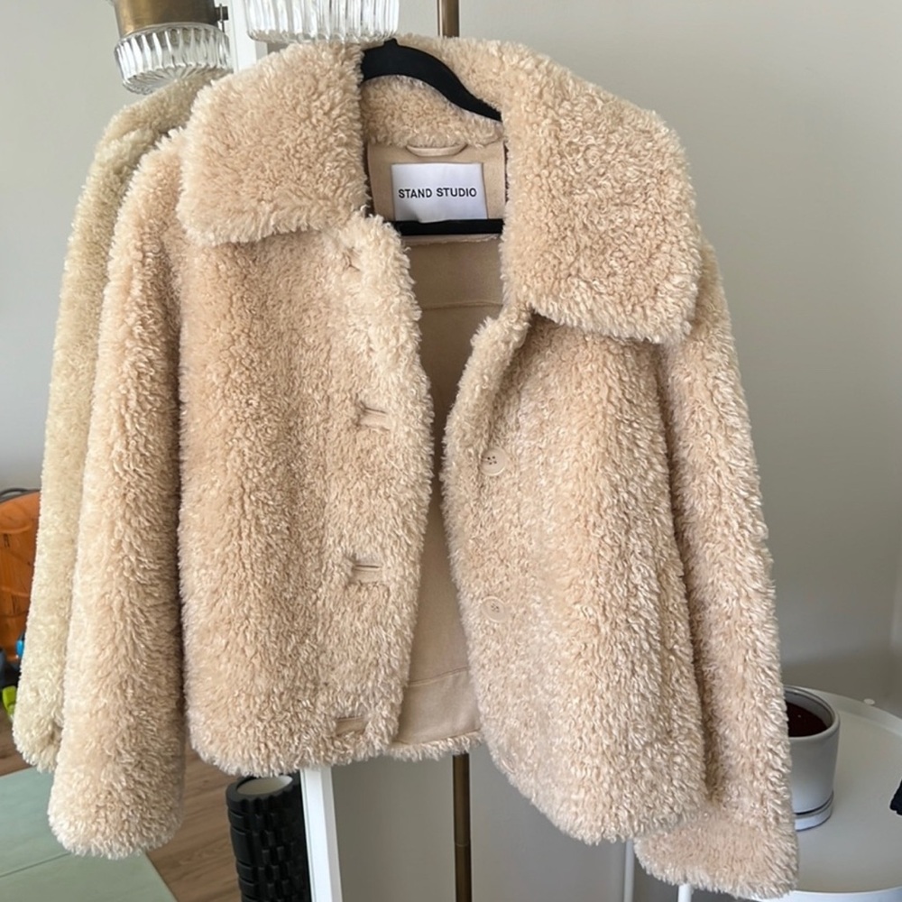 STAND STUDIO Melina faux fur jacket coat